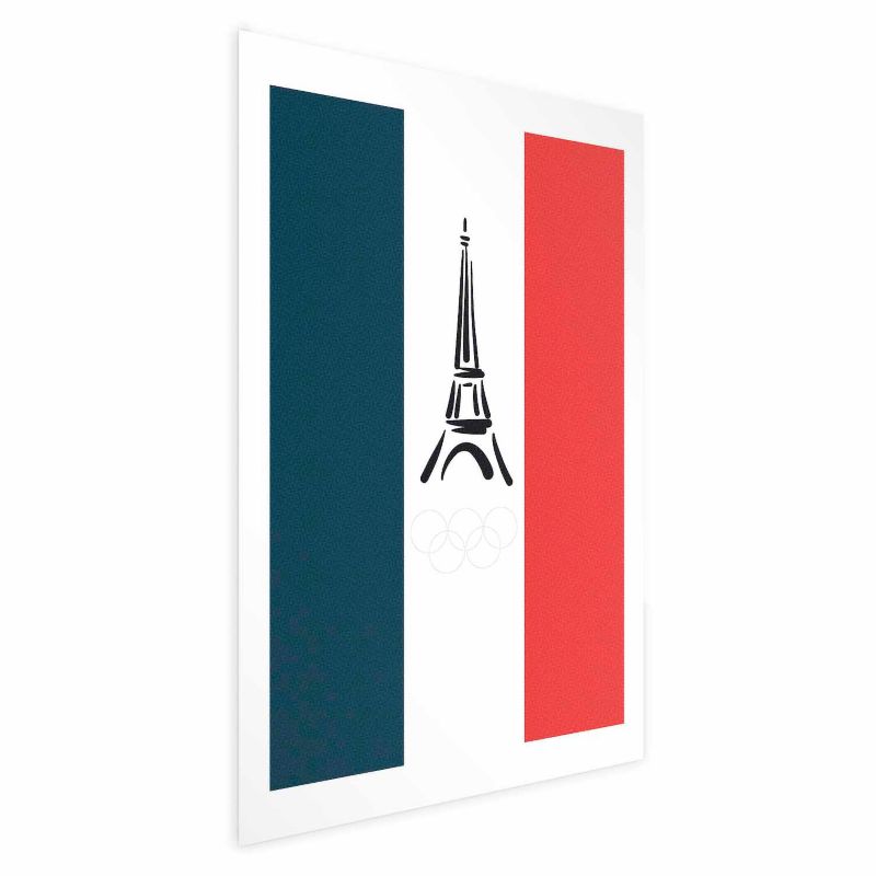 Plakat Artgeist Symbole Francji 29,7x42 cm bez ramy 1 szt