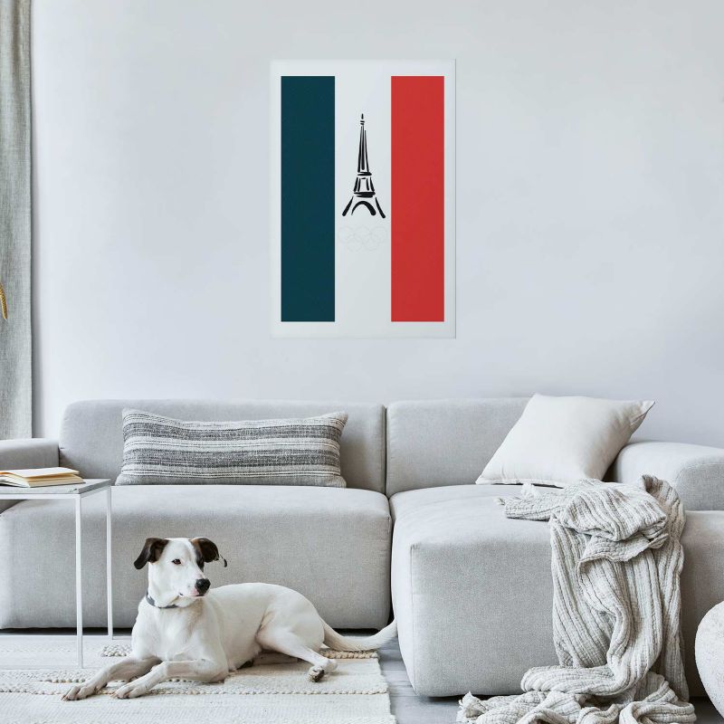 Plakat Artgeist Symbole Francji 29,7x42 cm bez ramy 1 szt