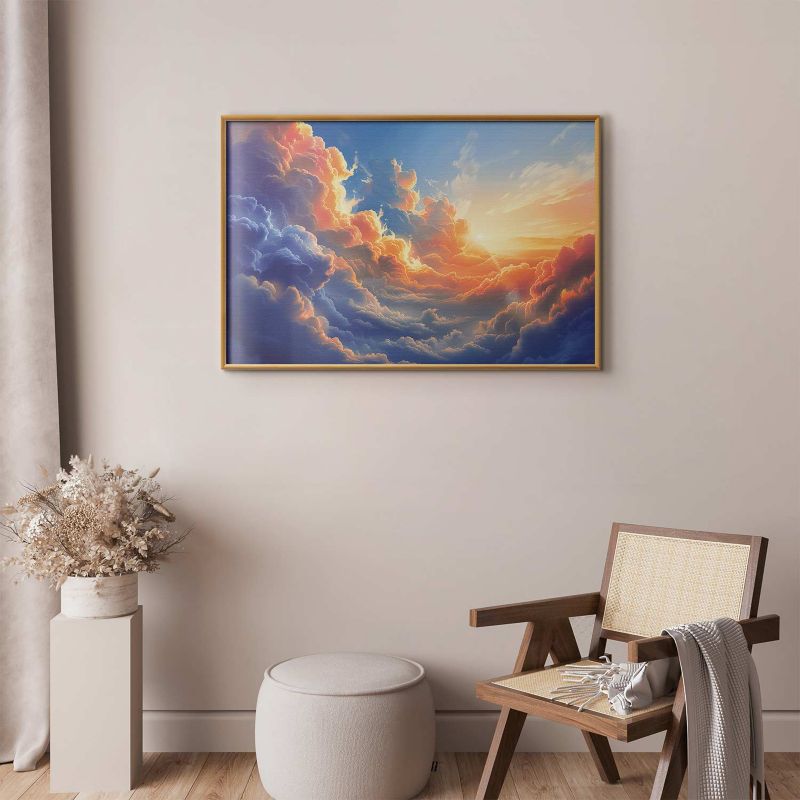 Plakat Artgeist Symfonia barw 30x21 cm z ramą złotą 1 szt