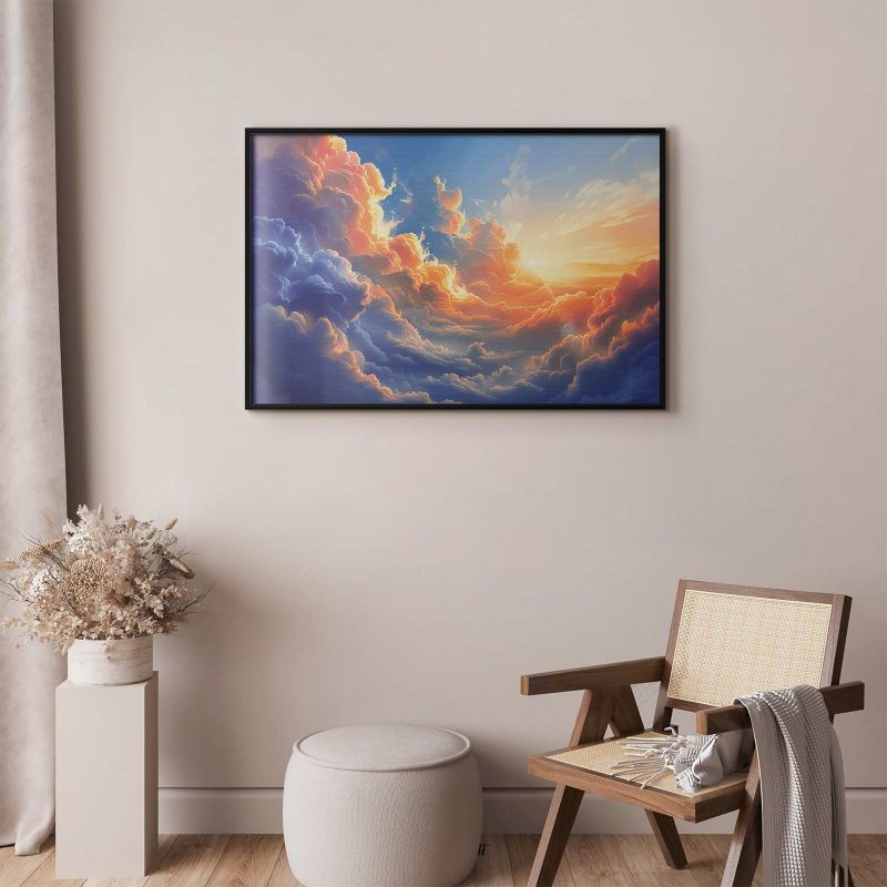 Plakat Artgeist Symfonia barw 42x29,7 cm z ramą czarną 1 szt
