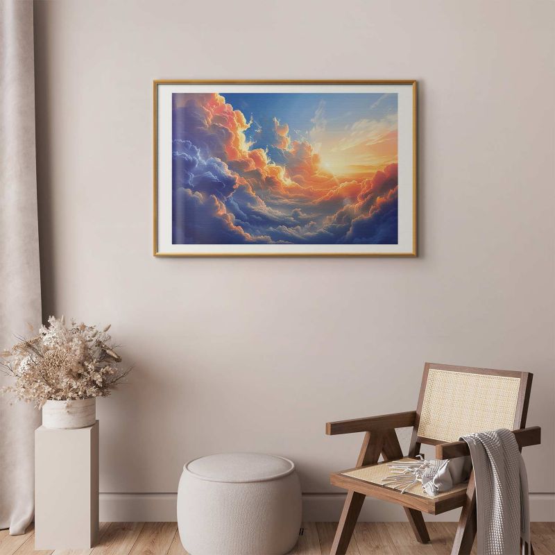 Plakat Artgeist Symfonia barw 42x29,7 cm z ramą złotą 1 szt