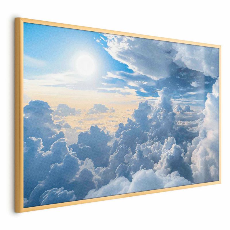 Plakat Artgeist Symfonia Światła 42x29,7 cm z ramą złotą 1 szt