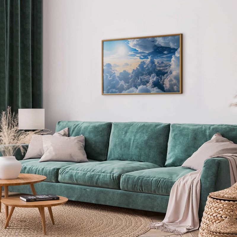 Plakat Artgeist Symfonia Światła 42x29,7 cm z ramą złotą 1 szt