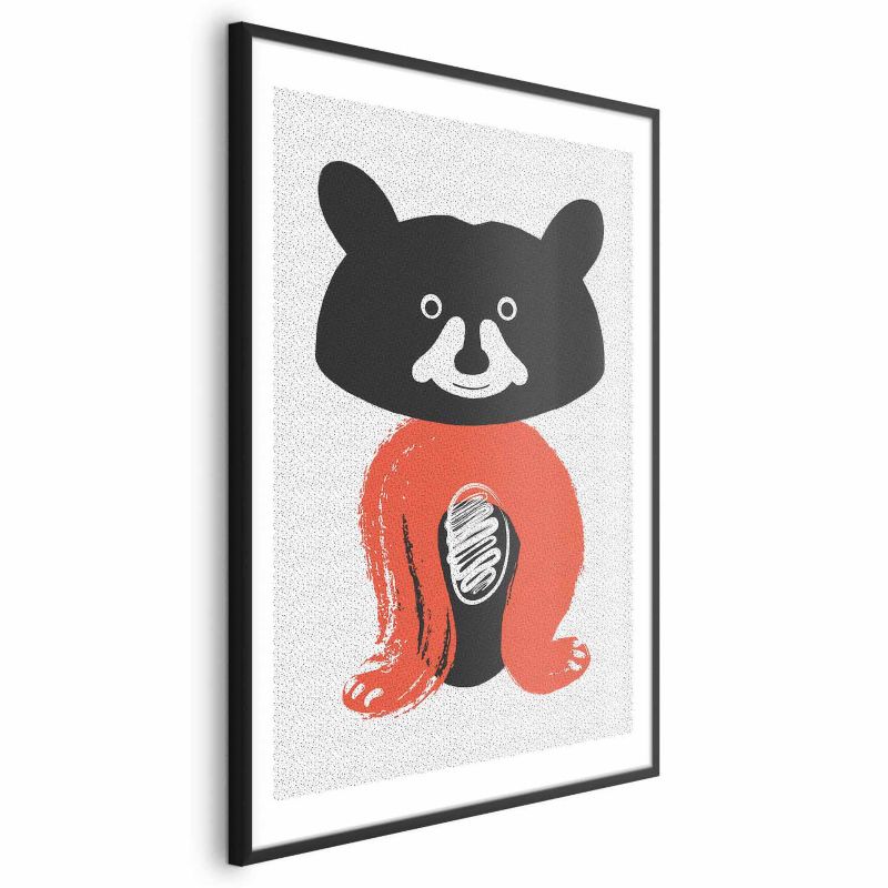 Plakat Artgeist Sympatyczny szop 21x30 cm z ramą czarną 1 szt