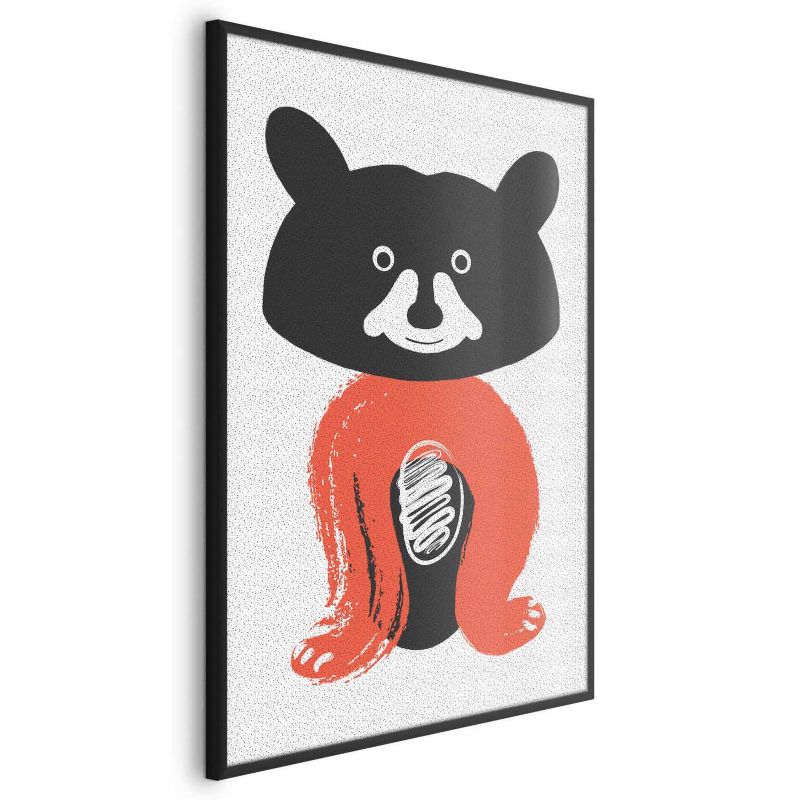 Plakat Artgeist Sympatyczny szop 29,7x42 cm z ramą czarną 1 szt