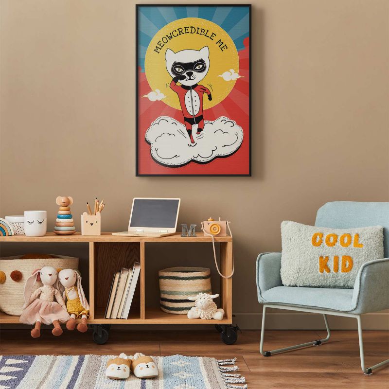Plakat Artgeist Szanowny kot 40x60 cm z ramą czarną 1 szt