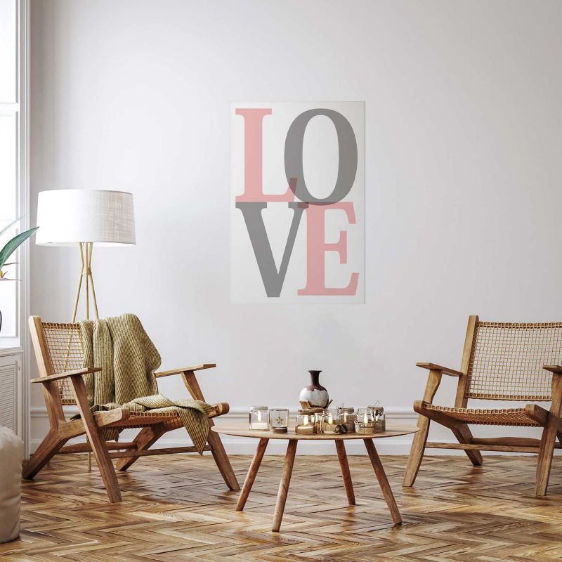 Plakat Artgeist Szara miłość 60x90 cm bez ramy 1 szt