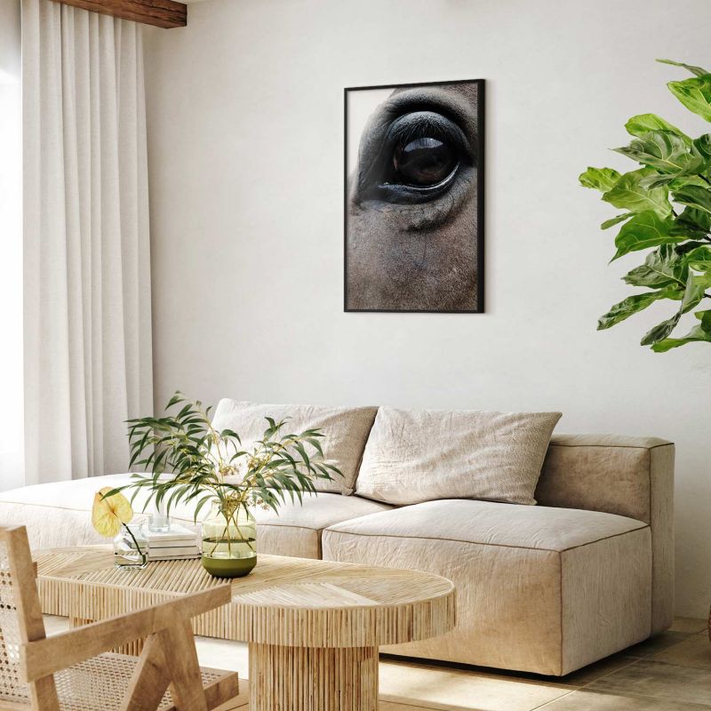 Plakat Artgeist Szczere oczy 21x30 cm z ramą czarną 1 szt