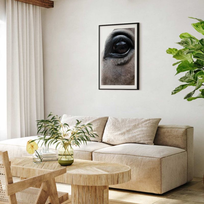 Plakat Artgeist Szczere oczy 60x90 cm z ramą czarną 1 szt
