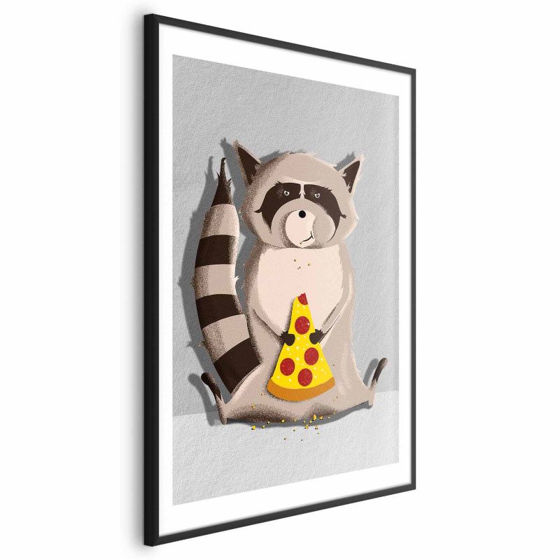 Plakat Artgeist Szop łasuch 40x60 cm z ramą czarną 1 szt