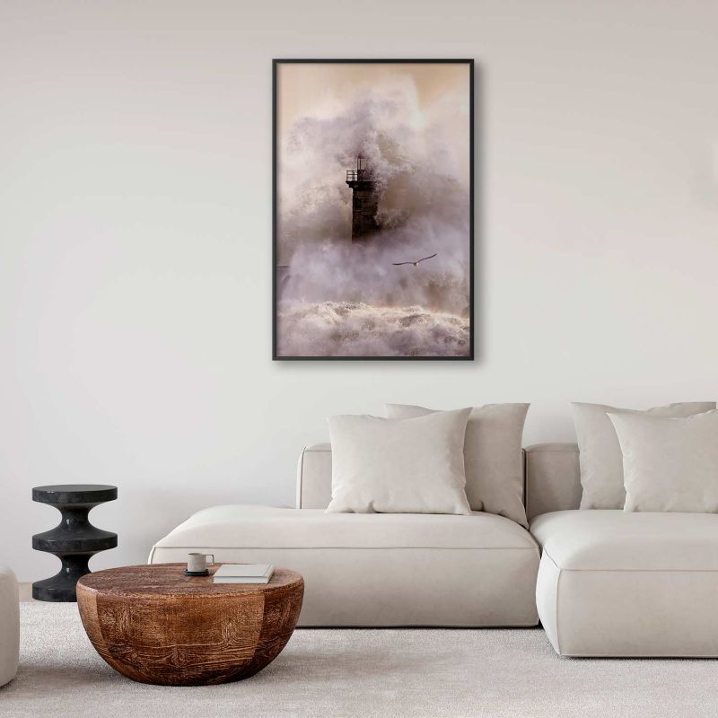 Plakat Artgeist Sztorm 60x90 cm z ramą czarną 1 szt