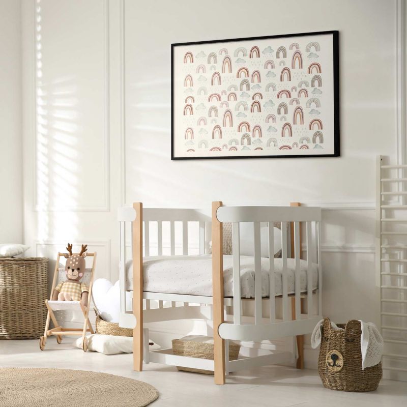 Plakat Artgeist Tęcza po deszczu 30x21 cm z ramą czarną 1 szt