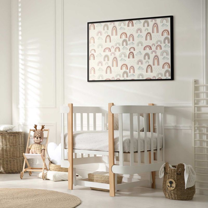 Plakat Artgeist Tęcza po deszczu 60x40 cm z ramą czarną 1 szt