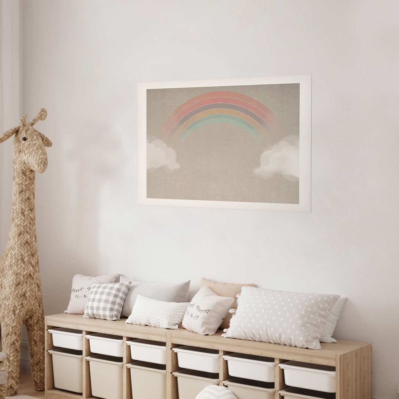 Plakat Artgeist Tęcza w deszczu 42x29,7 cm bez ramy 1 szt
