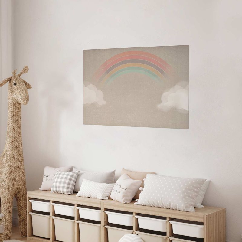 Plakat Artgeist Tęcza w deszczu 42x29,7 cm bez ramy 1 szt