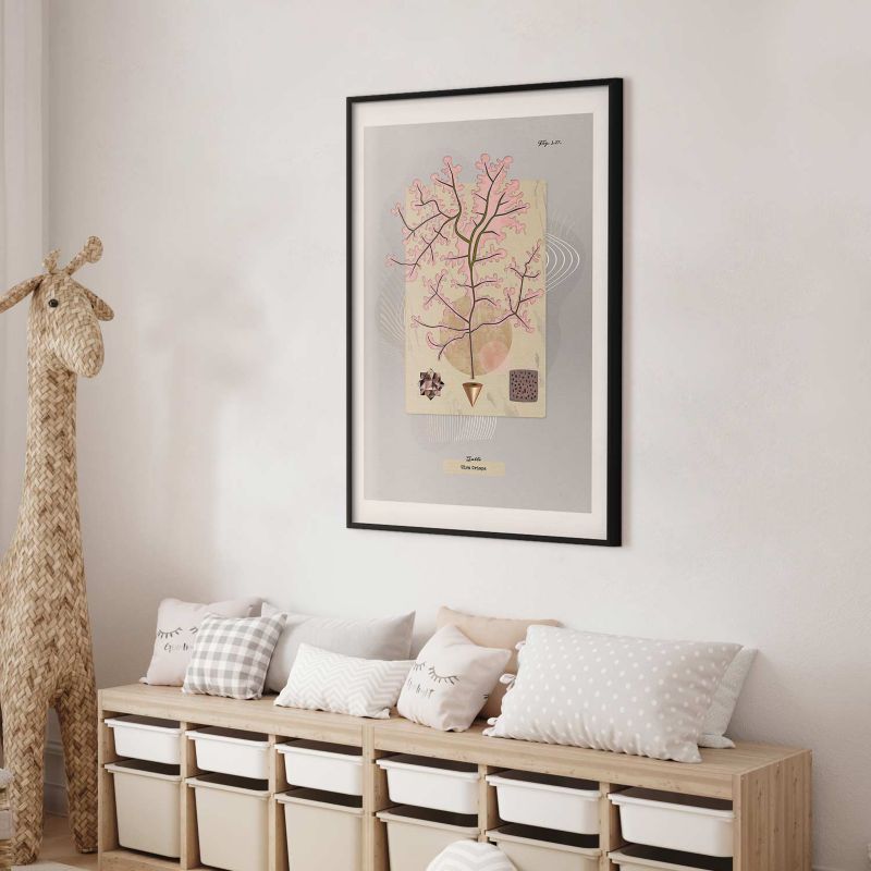 Plakat Artgeist Tajemnicze drzewko 29,7x42 cm z ramą czarną 1 szt