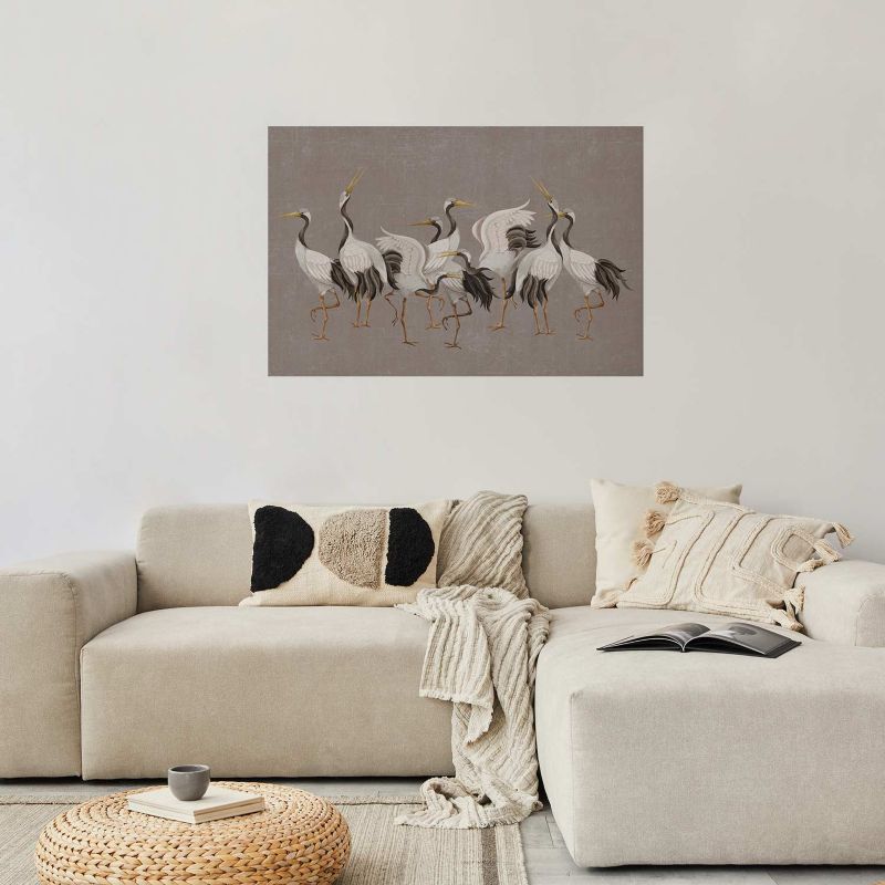 Plakat Artgeist Taniec żurawi 30x21 cm bez ramy 1 szt