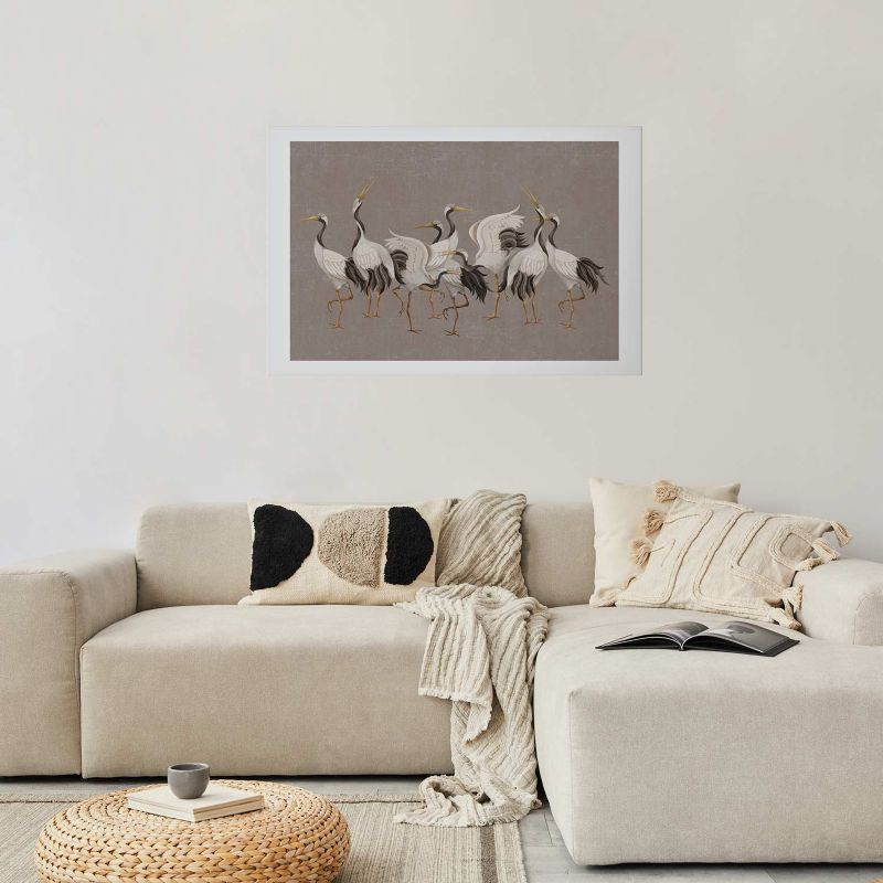 Plakat Artgeist Taniec żurawi 90x60 cm bez ramy 1 szt