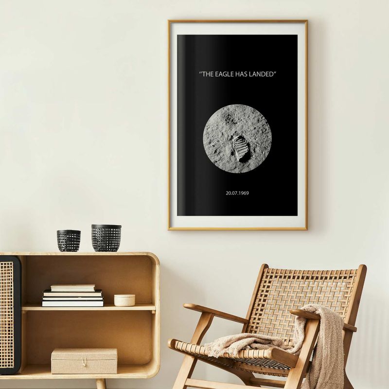 Plakat Artgeist The Eagle 40x60 cm z ramą złotą 1 szt