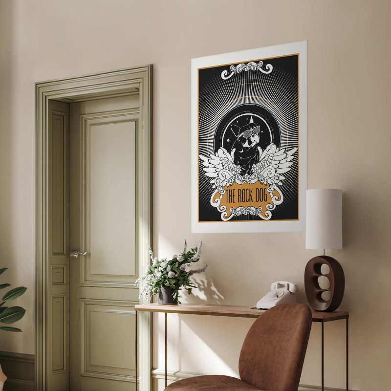 Plakat Artgeist The Rock Dog 21x30 cm bez ramy 1 szt