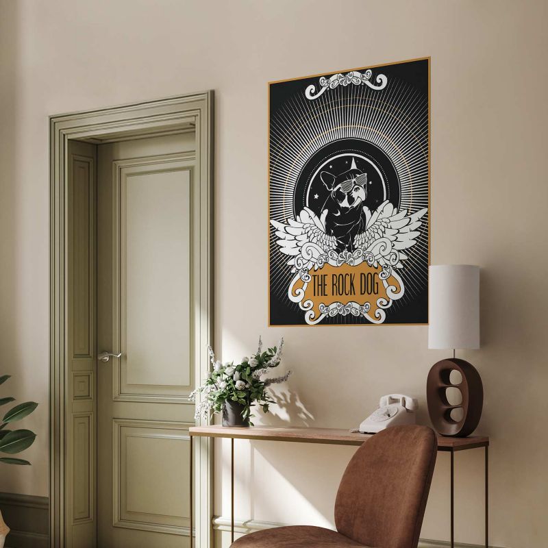 Plakat Artgeist The Rock Dog 21x30 cm bez ramy 1 szt