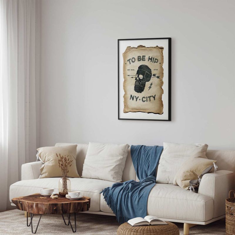 Plakat Artgeist To be hip 21x30 cm z ramą czarną 1 szt