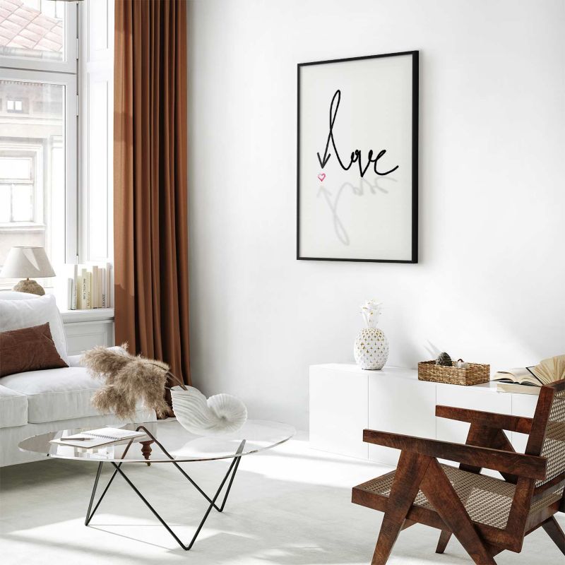 Plakat Artgeist To jest miłość 21x30 cm z ramą czarną 1 szt