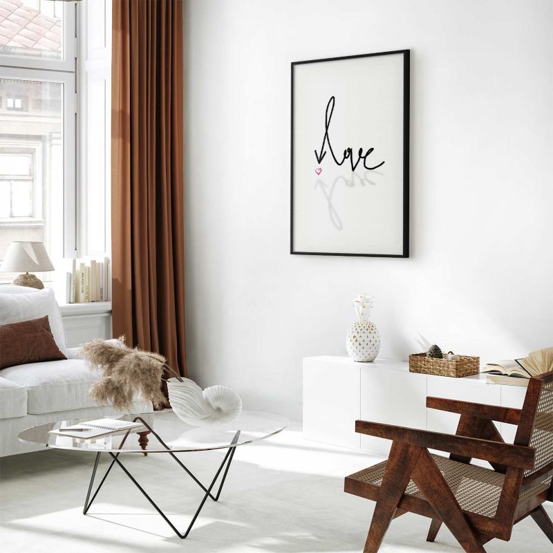 Plakat Artgeist To jest miłość 60x90 cm z ramą czarną 1 szt
