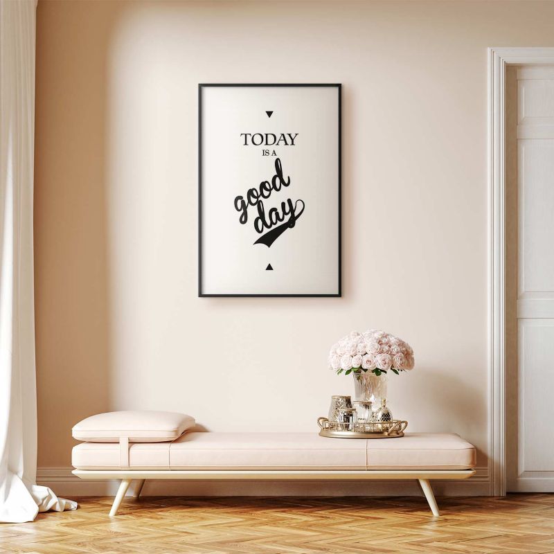 Plakat Artgeist Today 40x60 cm z ramą czarną 1 szt
