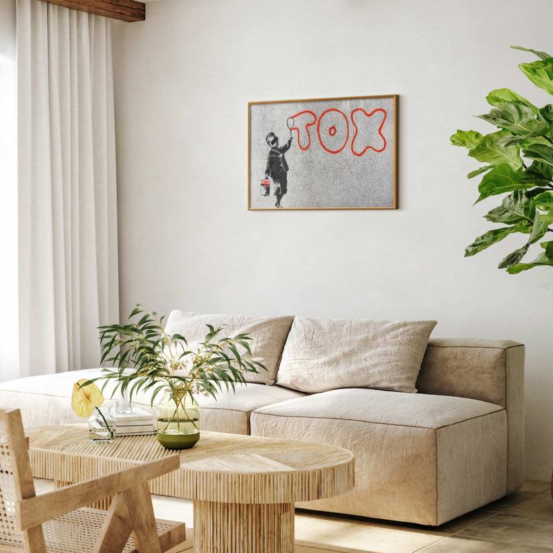 Plakat Artgeist Toksyczny 60x40 cm z ramą złotą 1 szt
