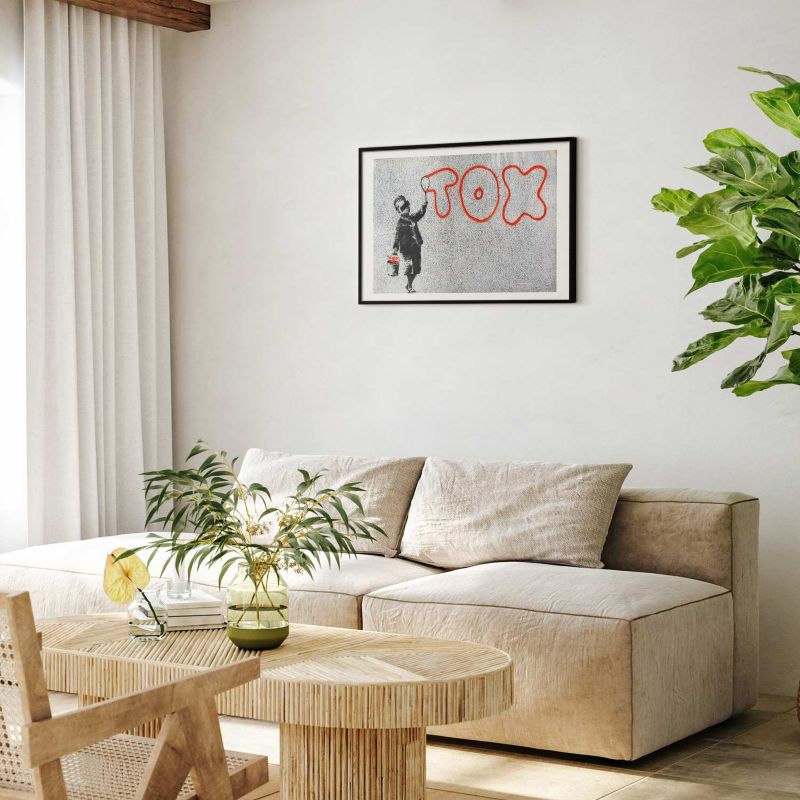 Plakat Artgeist Toksyczny 90x60 cm z ramą czarną 1 szt