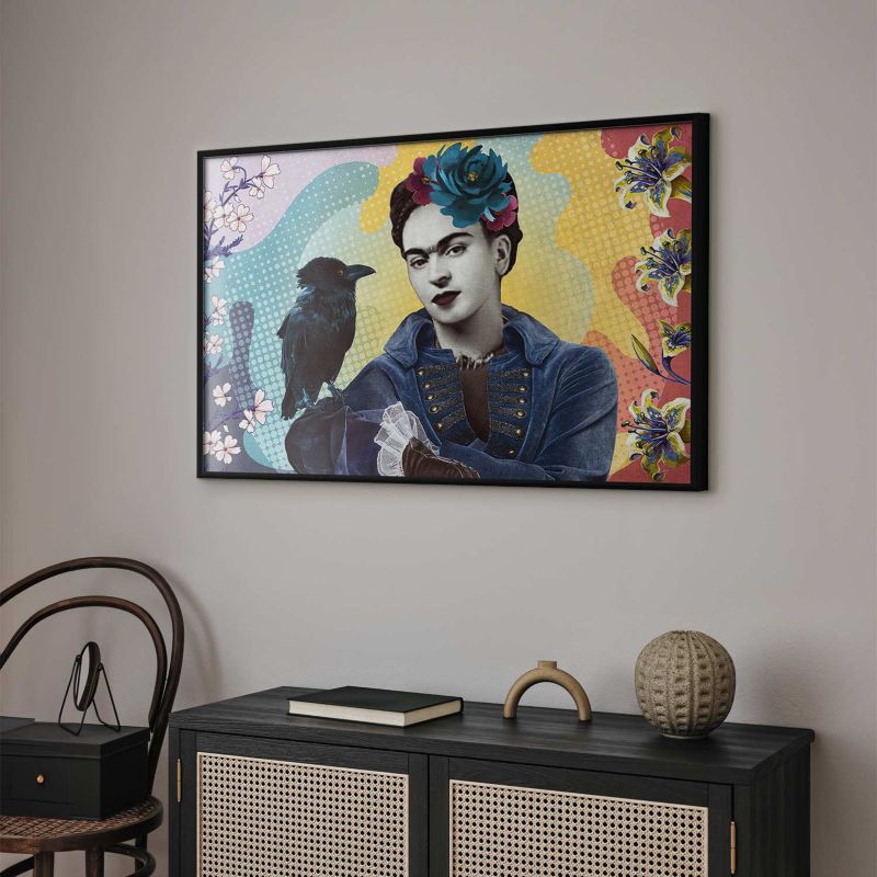 Plakat Artgeist Totemiczna Frida 30x21 cm z ramą czarną 1 szt