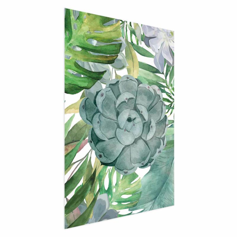 Plakat Artgeist Tropikalna flora 60x90 cm bez ramy 1 szt