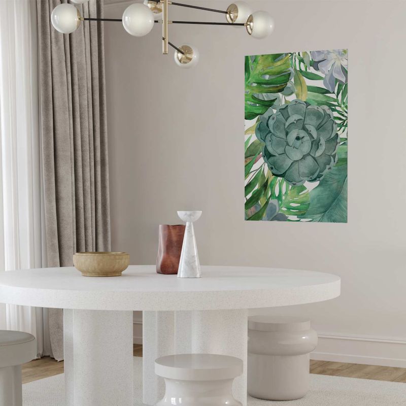 Plakat Artgeist Tropikalna flora 60x90 cm bez ramy 1 szt