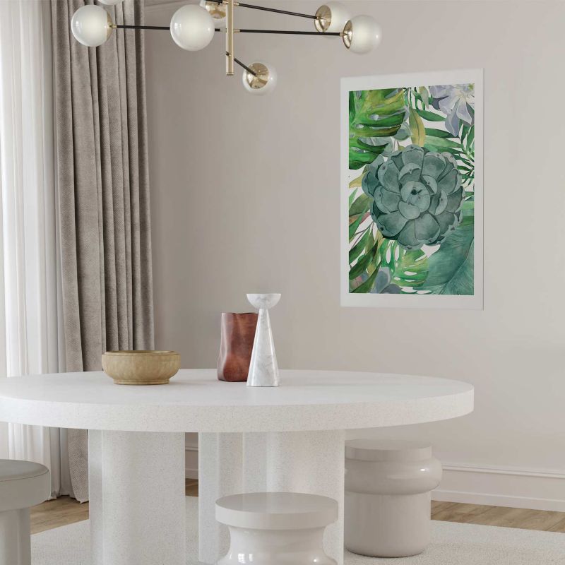 Plakat Artgeist Tropikalna flora 60x90 cm bez ramy 1 szt