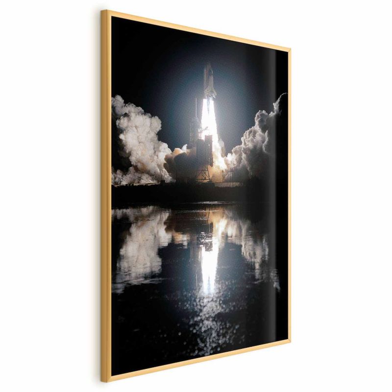 Plakat Artgeist Udany start 40x60 cm z ramą złotą 1 szt