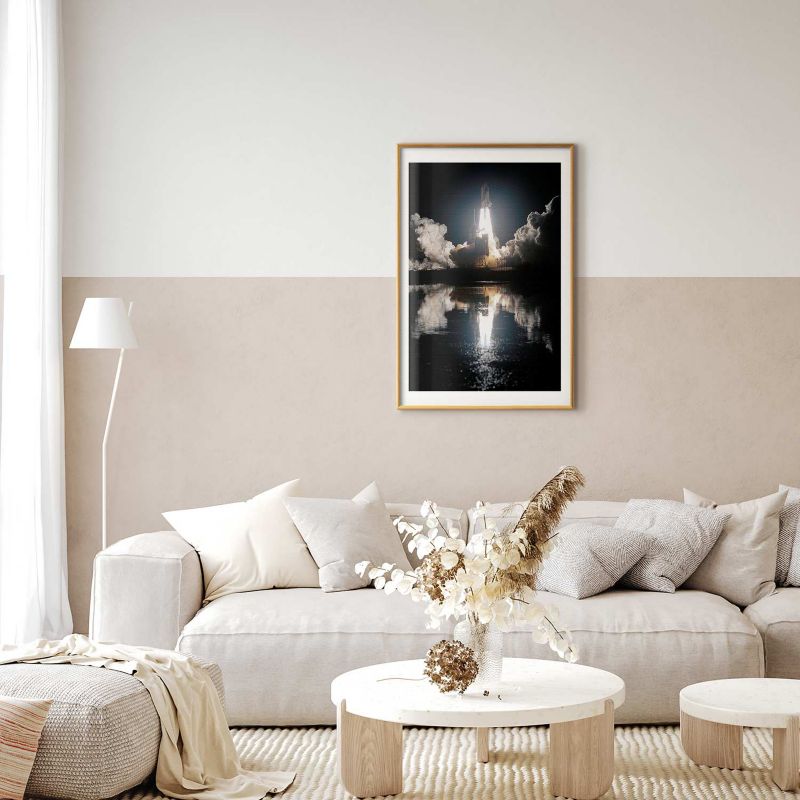 Plakat Artgeist Udany start 60x90 cm z ramą złotą 1 szt