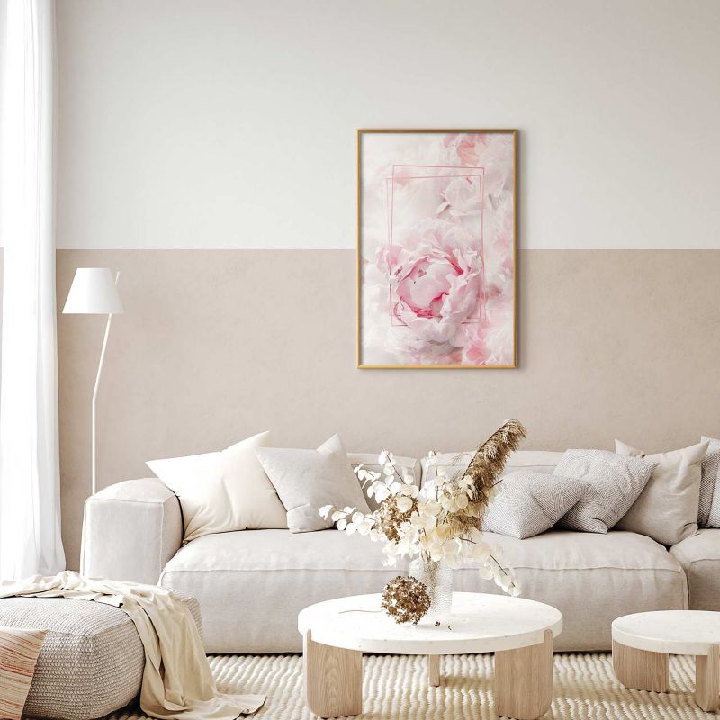 Plakat Artgeist Ulotne piękno 29,7x42 cm z ramą złotą 1 szt