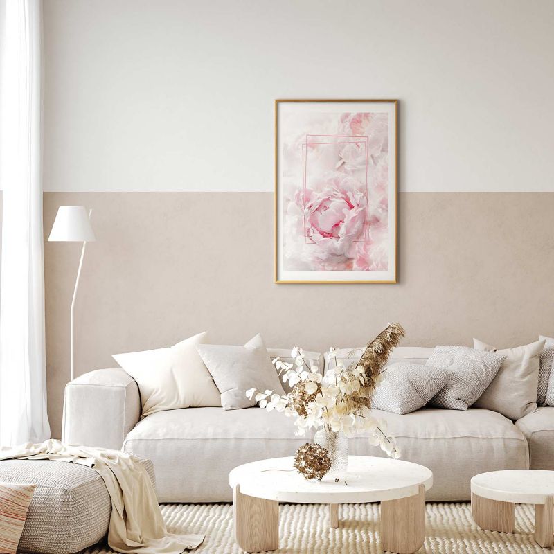 Plakat Artgeist Ulotne piękno 40x60 cm z ramą złotą 1 szt