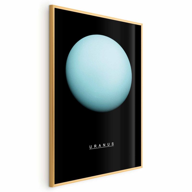 Plakat Artgeist Uran 40x60 cm z ramą złotą 1 szt