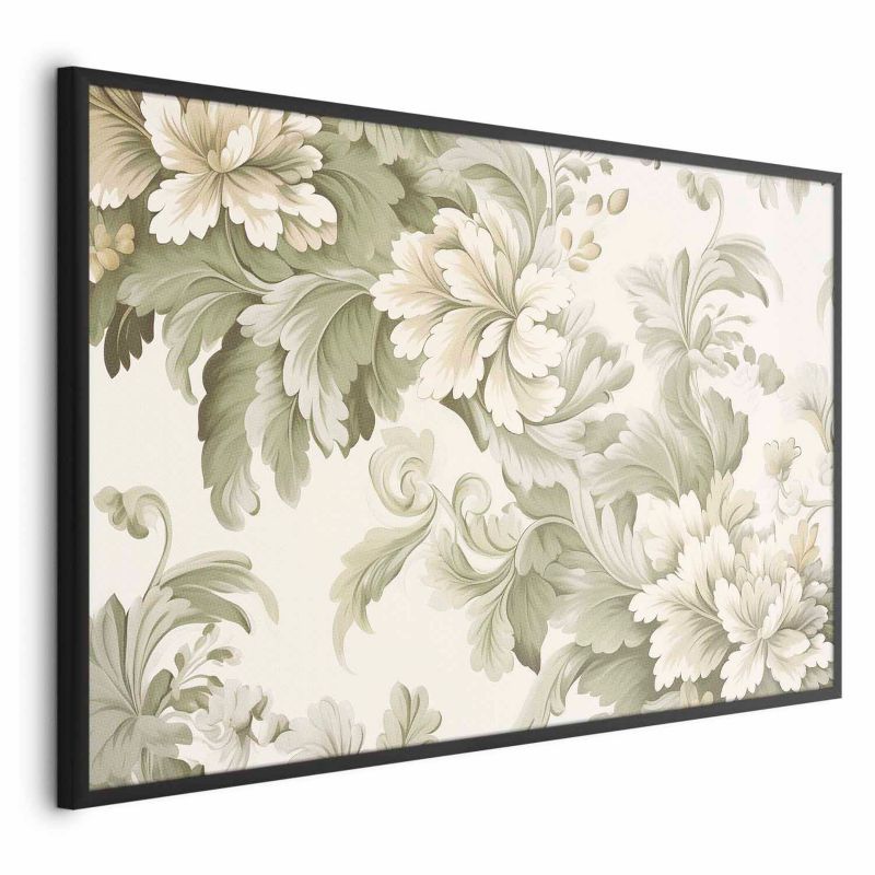 Plakat Artgeist Vintage kwiaty 60x40 cm z ramą czarną 1 szt