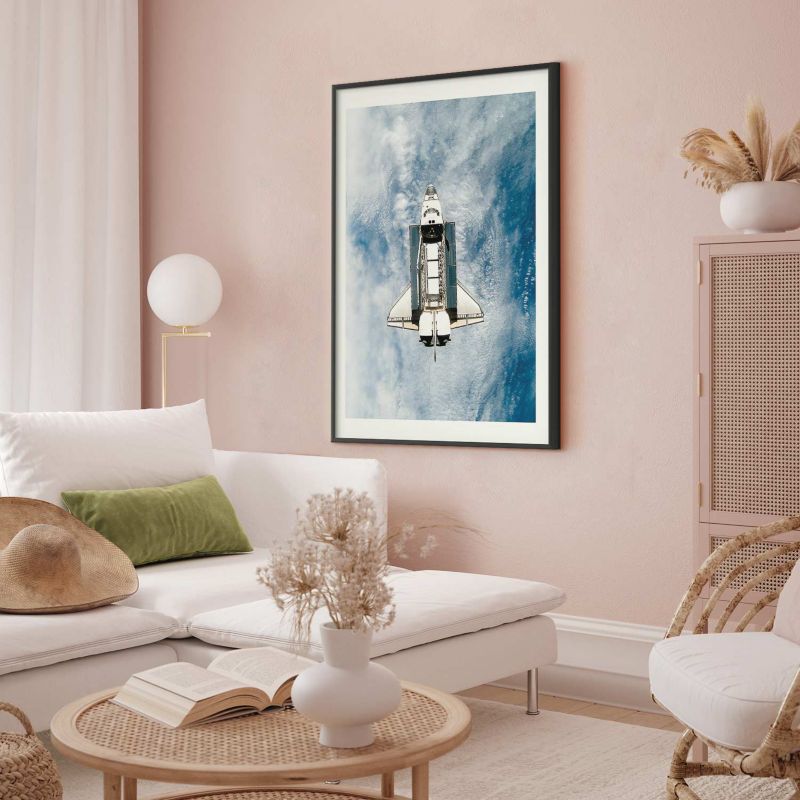 Plakat Artgeist Wahadłowiec kosmiczny 60x90 cm z ramą czarną 1 szt