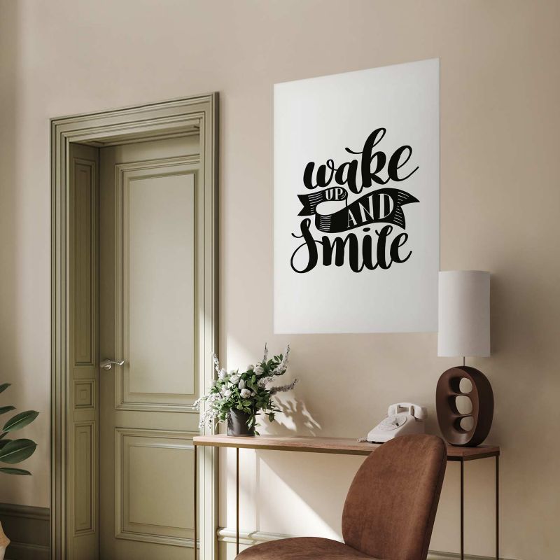 Plakat Artgeist Wake up and smile 29,7x42 cm bez ramy 1 szt