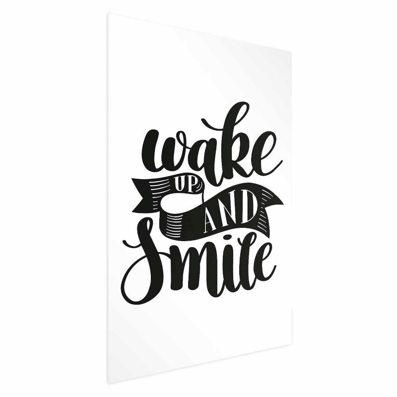 Plakat Artgeist Wake up and smile 40x60 cm bez ramy 1 szt