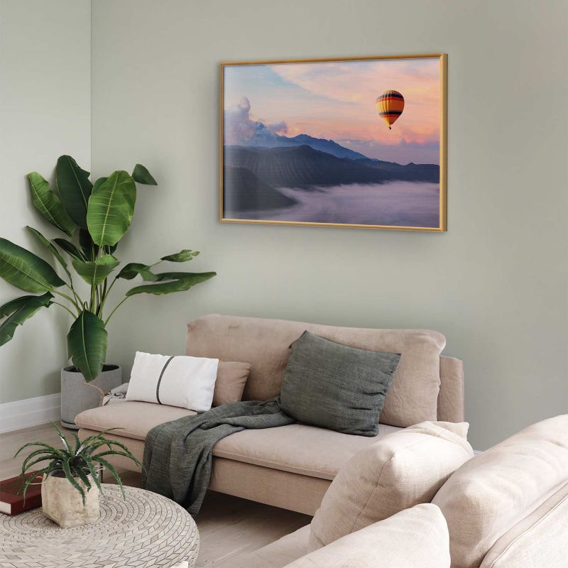 Plakat Artgeist Warto marzyć 90x60 cm z ramą złotą 1 szt
