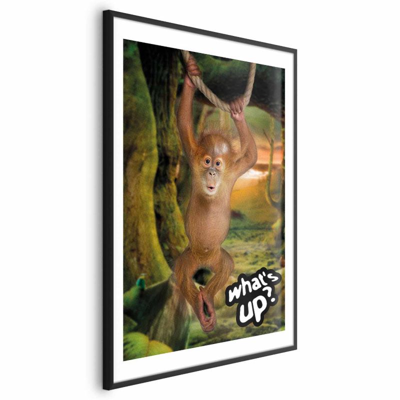 Plakat Artgeist What's Up 21x30 cm z ramą czarną 1 szt