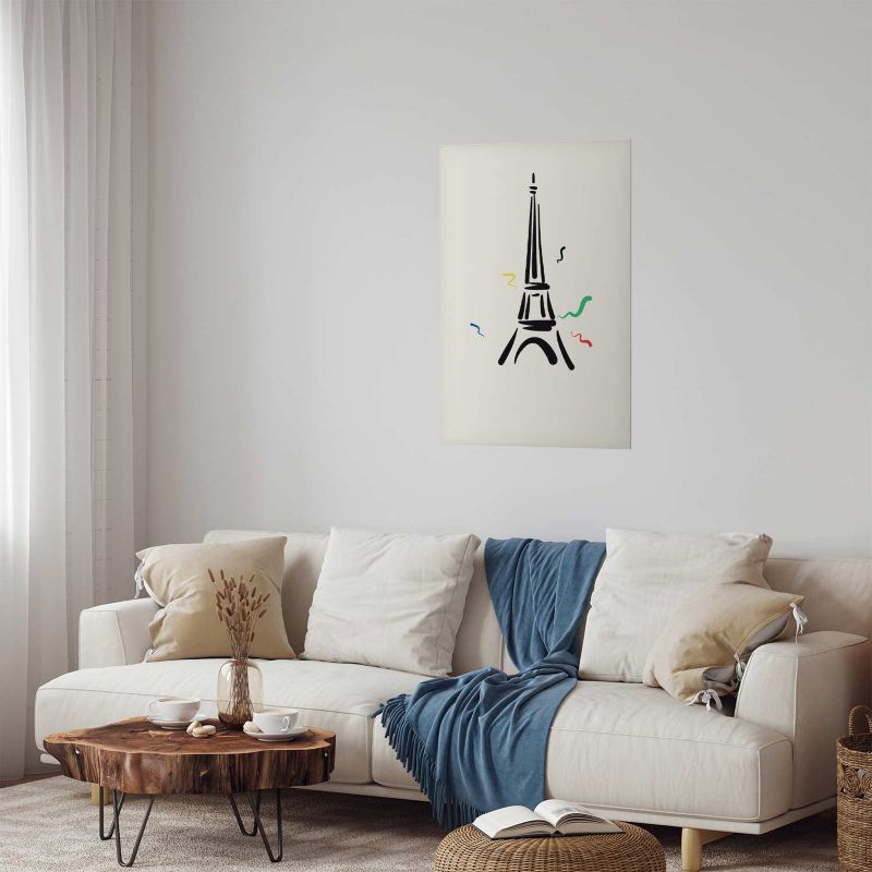 Plakat Artgeist Wieża Eiffla 21x30 cm bez ramy 1 szt