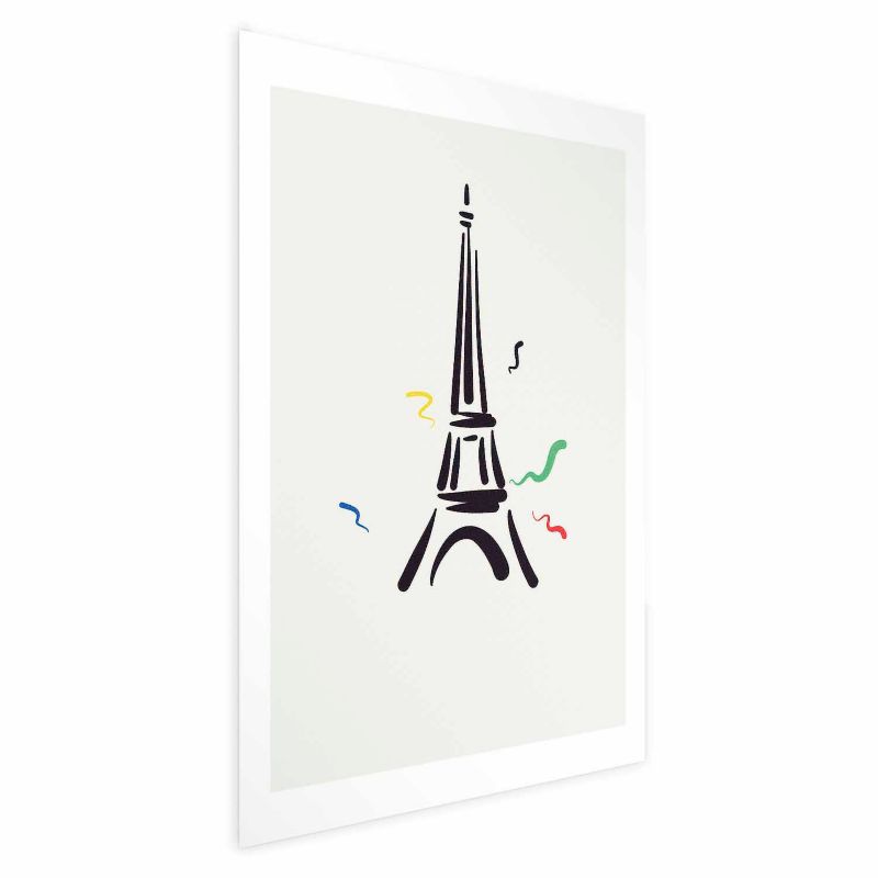Plakat Artgeist Wieża Eiffla 40x60 cm bez ramy 1 szt