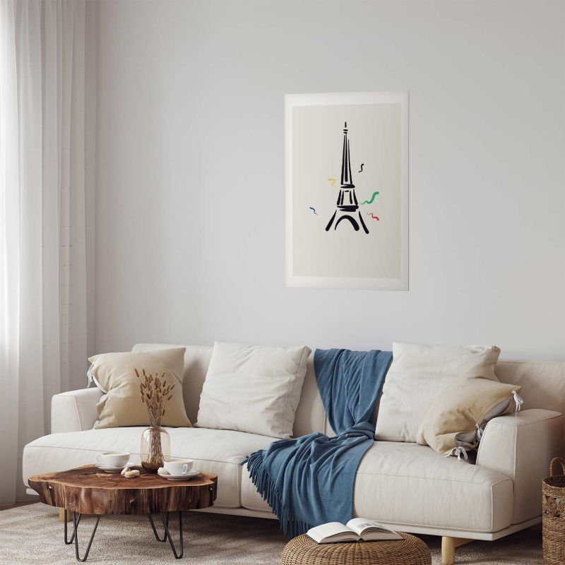 Plakat Artgeist Wieża Eiffla 40x60 cm bez ramy 1 szt