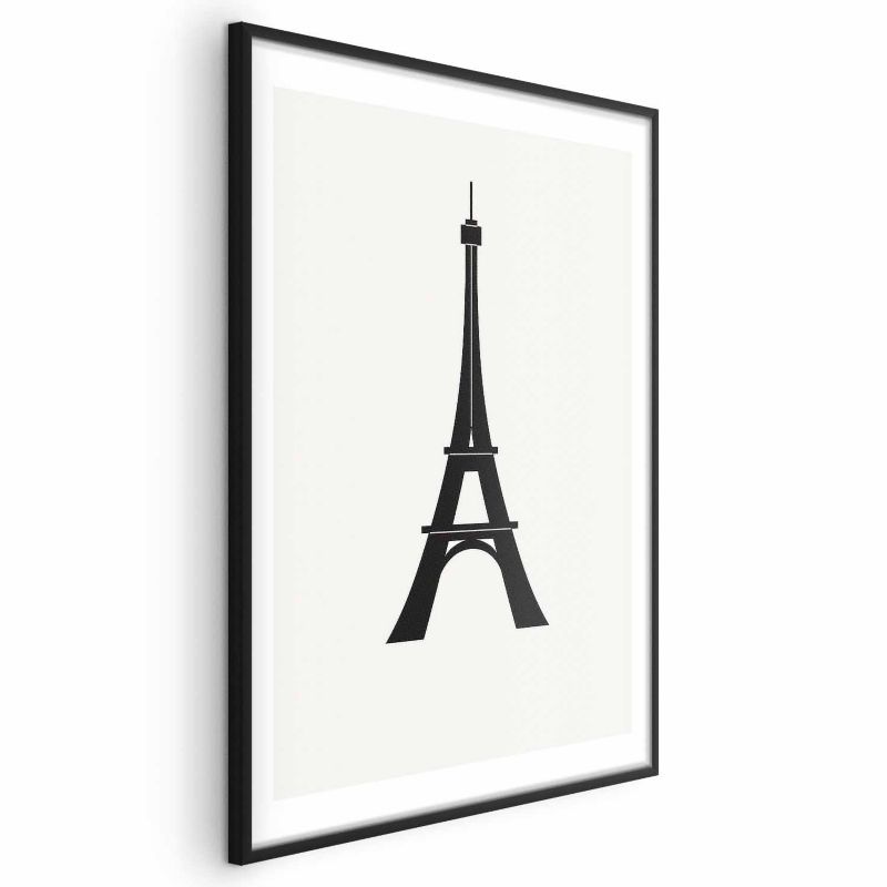 Plakat Artgeist Wieża Eiffla 40x60 cm z ramą czarną 1 szt